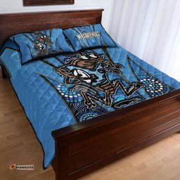 Cockroaches Quilt Bed Set - Cockroaches Mascot With Aboriginal Inspired Art Quilt Bed Set