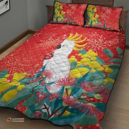 Sulphur crested Cockatoo Christmas Quilt Bed Set Australia Gumtree With Golden Wattle