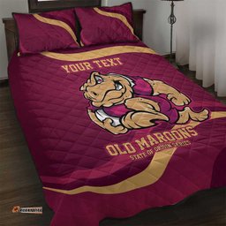 Custom QLD Maroons Cane Toad Quilt Bed Set Queensland Origin No2