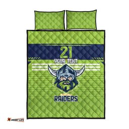 Raiders Rugby Custom Quilt Bed Set The Green Machine Simple Style