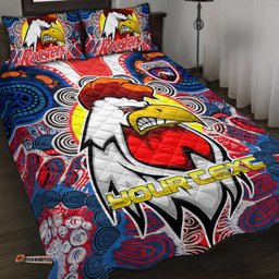 Australia Sydney Indigenous Custom Quilt Bed Set - Protection Under Sun