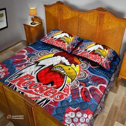Australia Sydney Indigenous Custom Quilt Bed Set - Protection Under Sun