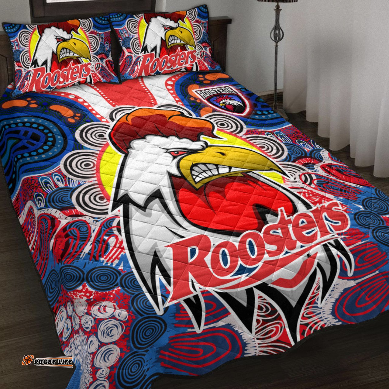 Australia Sydney Indigenous Custom Quilt Bed Set - Protection Under Sun