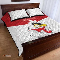 AFL Sydney Custom Quilt Bed Set with Swans Mascot Simple Style