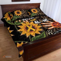 Australia Indigenous Quilt Bed Set You Are Not Alone