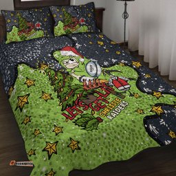 Canberra Raiders Christmas Custom Quilt Bed Set - Let's Get Lit Chrisse Pressie Quilt Bed Set