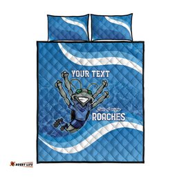 Custom NSW Cockroaches Blues Quilt Bed Set New South Wales Origin No2