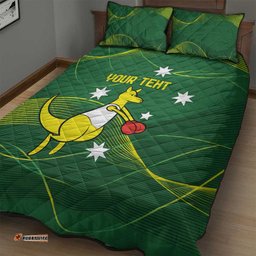 Personalised Australia Go Paris 2024 Quilt Bed Set National Color Ver1