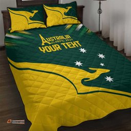 Personalised Australia Go Paris 2024 Quilt Bed Set National Color Ver2