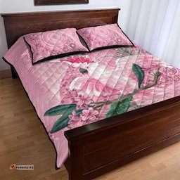 Pink Cockatoo Australia Quilt Bed Set Aussie Cacatua Leadbeateri Aboriginal Art