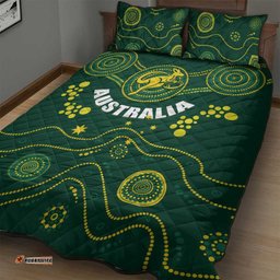 Australia 2024 Rugby Quilt Bed Set Go Wallabies