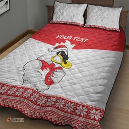 AFL Sydney Christmas Personalised Quilt Bed Set with Swans Mascot Simple Style