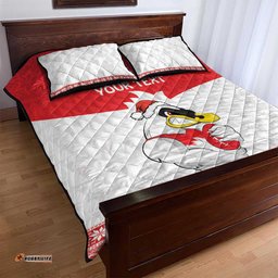 AFL Sydney Christmas Personalised Quilt Bed Set with Swans Mascot Simple Style