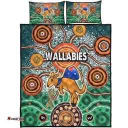 Australia Aboriginal Custom Quilt Bed Set - Dragonfly Flies Into Beehive And Snake Circle 2 Quilt Bed Set