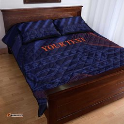 Custom India Cricket Quilt Bed Set Go Men In Blue Sporty Version