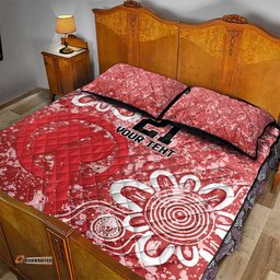 Australian Renegades Cricket Custom Quilt Bed Set Minimalism Aboriginal