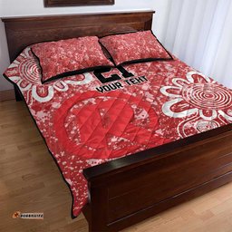 Australian Renegades Cricket Custom Quilt Bed Set Minimalism Aboriginal