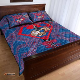 Vibe Hoodie Quilt Bed Set castle Knights Superman Quilt Bed Set