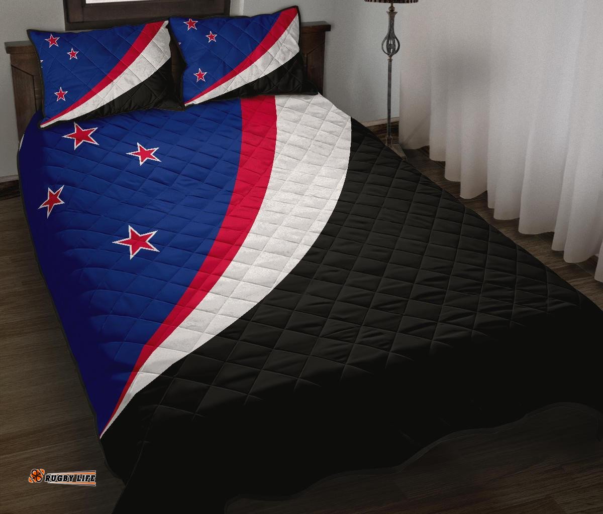 New Zealand Flag Land Of The Long White Cloud Quilt Bedding Sets