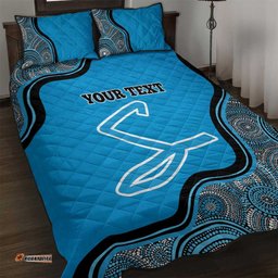 Custom Adelaide Strikers Quilt Bed Set Indigenous Art Grunge Style