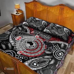 Aotearoa and Australia Quilt Bed Set New Zealand Honour The Treaty Ake!Ake!Ake!