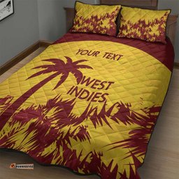 Custom West Indies Cricket Quilt Bed Set Windies Newest Version