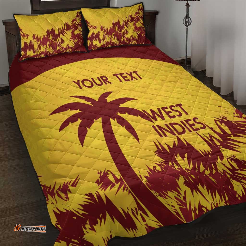 Custom West Indies Cricket Quilt Bed Set Windies Newest Version