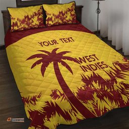 Custom West Indies Cricket Quilt Bed Set Windies Newest Version