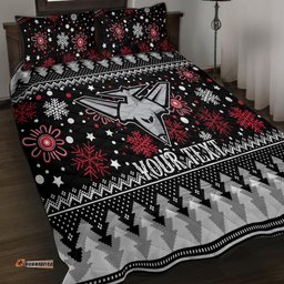 Custom Bombers Football Quilt Bed Set Christmas Vibe 01