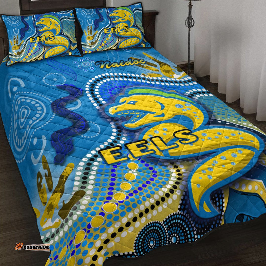 Vibe Hoodie Quilt Bed Set Parramatta Eels NAIDOC Quilt Bed Set 04