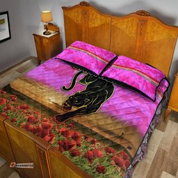 Penrith Panthers ANZAC Quilt Bed Set Poppy Flowers Vibes Pink