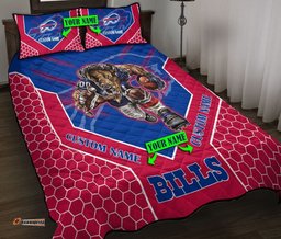 NRL Quilt Set Buffalo Bills Quilt Set Mascot Personalised