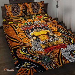 GWS Giants NAIDOC Week 2024 Quilt Bed Set Mascot Football