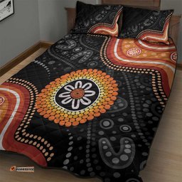 Australia Aboriginal Art Quilt Bed Set Indigenous Proud