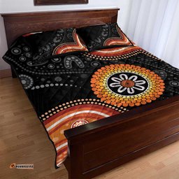 Australia Aboriginal Art Quilt Bed Set Indigenous Proud