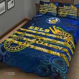 Vibe Hoodie Quilt Bed Set Parramatta Eels Style Quilt Bed Set