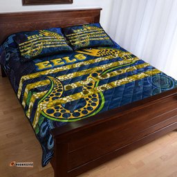 Vibe Hoodie Quilt Bed Set Parramatta Eels Style Quilt Bed Set