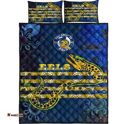 Vibe Hoodie Quilt Bed Set Parramatta Eels Style Quilt Bed Set