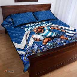 Custom Blues Cockroaches Quilt Bed Set New South Wales Rugby