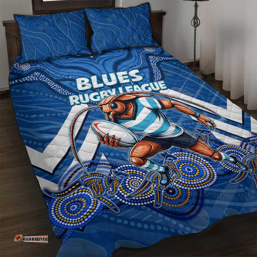 Custom Blues Cockroaches Quilt Bed Set New South Wales Rugby