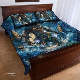 New Zealand Matariki Waita Quilt Bed Set The Way Of The Water