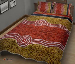 Quilts Bed Set Aboriginal Dot Style