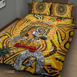 Richmond Tiger NAIDOC Week 2024 Quilt Bed Set Mascot Football