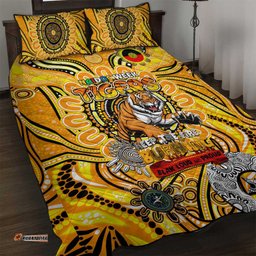 Richmond Tiger NAIDOC Week 2024 Quilt Bed Set Mascot Football