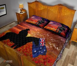 ANZAC Day Quilt Bed Set Lest We Forget 01