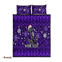 Custom Fremantle Dockers Football Quilt Bed Set Christmas Vibe 01