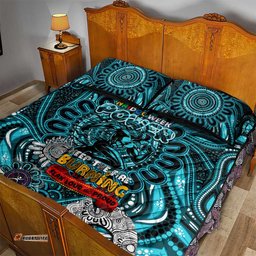 Port Adelaide Power NAIDOC Week 2024 Quilt Bed Set Mascot Football