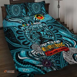 Port Adelaide Power NAIDOC Week 2024 Quilt Bed Set Mascot Football