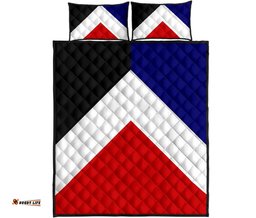 New Zealand Flag Red Peak Quilt Bedding Sets
