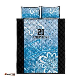 Adelaide Strikers Custom Quilt Bed Set Minimalism Aboriginal